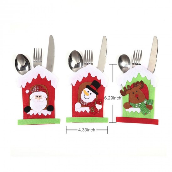 Mini Christmas Cutlery Tableware Holders Mini Santa Silverware Holders Candy Covers Wine Bottle Decor Gift Thanksgiving Day Holiday Festivals Dinner Decor Mini Christmas Cutlery Tableware Holders Mini Santa Silverware Holders Candy Covers Wine Bottle Decor Gift Thanksgiving Day Holiday Festivals Dinner Decor