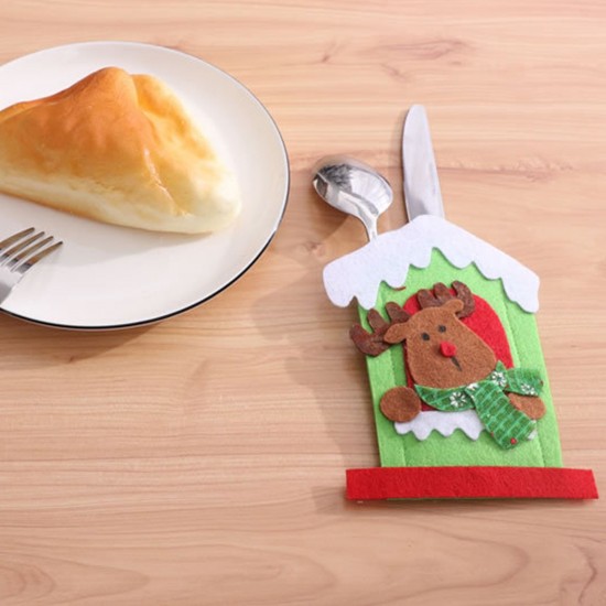 Mini Christmas Cutlery Tableware Holders Mini Santa Silverware Holders Candy Covers Wine Bottle Decor Gift Thanksgiving Day Holiday Festivals Dinner Decor Mini Christmas Cutlery Tableware Holders Mini Santa Silverware Holders Candy Covers Wine Bottle Decor Gift Thanksgiving Day Holiday Festivals Dinner Decor