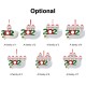 3pcs Christmas Tree Hanging Ornaments 2020 Santa Claus Christmas Tree Pendant DIY Personalized Christmas Decoration for Xmas Tree 3pcs Christmas Tree Hanging Ornaments 2020 Santa Claus Christmas Tree Pendant DIY Personalized Christmas Decoration for Xmas Tree