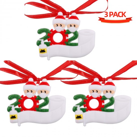 3pcs Christmas Tree Hanging Ornaments 2020 Santa Claus Christmas Tree Pendant DIY Personalized Christmas Decoration for Xmas Tree 3pcs Christmas Tree Hanging Ornaments 2020 Santa Claus Christmas Tree Pendant DIY Personalized Christmas Decoration for Xmas Tree
