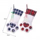 Christmas Stockings Gift Bag Decor for New Year Plaid Christmas Gift Bags Pet Paw Stocking Socks Xmas Tree Hanging Pendant Christmas Stockings Gift Bag Decor for New Year Plaid Christmas Gift Bags Pet Paw Stocking Socks Xmas Tree Hanging Pendant