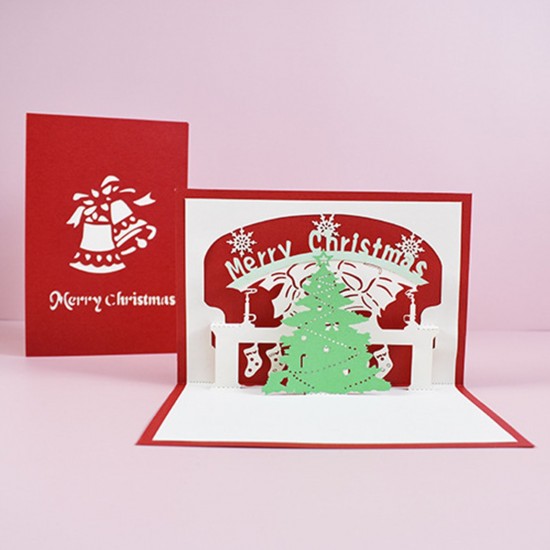3D Pop Up Christmas Cards Greeting Holiday Cards with Envelope Xmas Decoration Ornament Xmas New Year Holiday Festivals Gift 3D Pop Up Christmas Cards Greeting Holiday Cards with Envelope Xmas Decoration Ornament Xmas New Year Holiday Festivals Gift