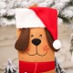 Christmas Decoration Supplies Creative Cute Cartoon Puppy Christmas Stockings Khaki Dog Christmas Puppy Socks Christmas Decoration Supplies Creative Cute Cartoon Puppy Christmas Stockings Khaki Dog Christmas Puppy Socks