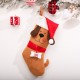 Christmas Decoration Supplies Creative Cute Cartoon Puppy Christmas Stockings Khaki Dog Christmas Puppy Socks Christmas Decoration Supplies Creative Cute Cartoon Puppy Christmas Stockings Khaki Dog Christmas Puppy Socks