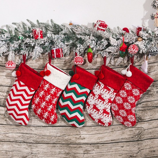 5Pcs Knitted Woolen Christmas Socks Christmas Tree Decorations Children's Holiday Gift Bags Candy Socks Christmas Decoration 5Pcs Knitted Woolen Christmas Socks Christmas Tree Decorations Children's Holiday Gift Bags Candy Socks Christmas Decoration