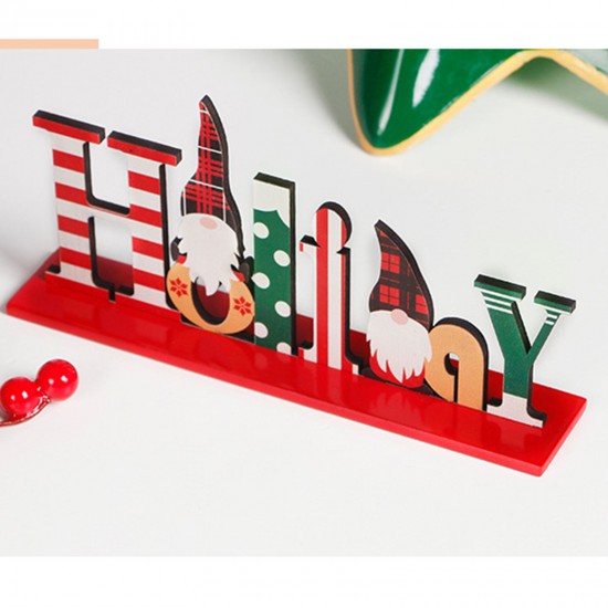 Christmas Table Decorations Wooden Xmas Table Centerpiece Sign Desk Decoration Ornaments Display for Christmas Party Supplies Dinner Room Holiday Decor Gifts Christmas Table Decorations Wooden Xmas Table Centerpiece Sign Desk Decoration Ornaments Display for Christmas Party Supplies Dinner Room Holiday Decor Gifts
