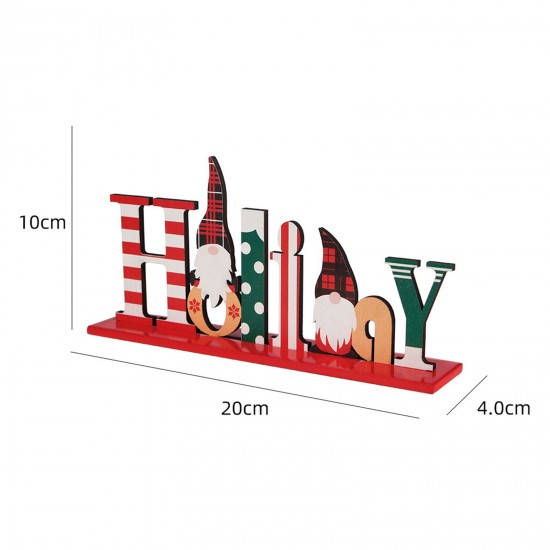Christmas Table Decorations Wooden Xmas Table Centerpiece Sign Desk Decoration Ornaments Display for Christmas Party Supplies Dinner Room Holiday Decor Gifts Christmas Table Decorations Wooden Xmas Table Centerpiece Sign Desk Decoration Ornaments Display for Christmas Party Supplies Dinner Room Holiday Decor Gifts