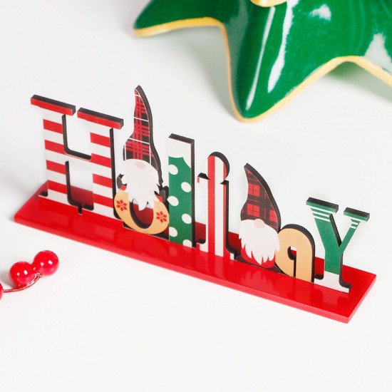 Christmas Table Decorations Wooden Xmas Table Centerpiece Sign Desk Decoration Ornaments Display for Christmas Party Supplies Dinner Room Holiday Decor Gifts Christmas Table Decorations Wooden Xmas Table Centerpiece Sign Desk Decoration Ornaments Display for Christmas Party Supplies Dinner Room Holiday Decor Gifts