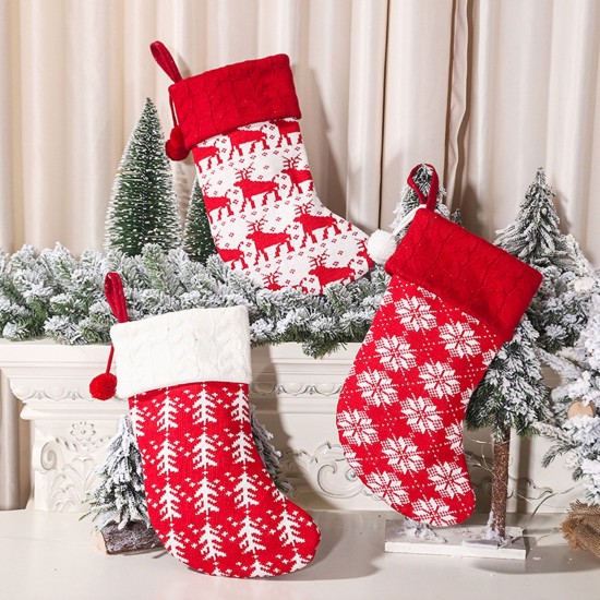 5Pcs Knitted Woolen Christmas Socks Christmas Tree Decorations Children's Holiday Gift Bags Candy Socks Christmas Decoration 5Pcs Knitted Woolen Christmas Socks Christmas Tree Decorations Children's Holiday Gift Bags Candy Socks Christmas Decoration