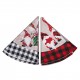 Christmas Tree Skirt Linen Burlap Red Black Grid 122CM Foresters Tree Skirt for Christmas Party Christmas Tree Bottom Apron Dress Up Christmas Tree Skirt Linen Burlap Red Black Grid 122CM Foresters Tree Skirt for Christmas Party Christmas Tree Bottom Apron Dress Up