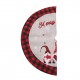 Christmas Tree Skirt Linen Burlap Red Black Grid 122CM Foresters Tree Skirt for Christmas Party Christmas Tree Bottom Apron Dress Up Christmas Tree Skirt Linen Burlap Red Black Grid 122CM Foresters Tree Skirt for Christmas Party Christmas Tree Bottom Apron Dress Up