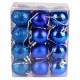 24PCS Christmas Balls Set 3cm Christmas Pendant Decorative Balls Christmas Tree Shatterproof Ornaments Ball for Christmas Trees Wedding Party Home Decoration 24PCS Christmas Balls Set 3cm Christmas Pendant Decorative Balls Christmas Tree Shatterproof Ornaments Ball for Christmas Trees Wedding Party Home Decoration