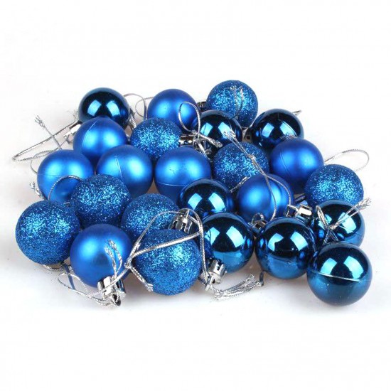 24PCS Christmas Balls Set 3cm Christmas Pendant Decorative Balls Christmas Tree Shatterproof Ornaments Ball for Christmas Trees Wedding Party Home Decoration 24PCS Christmas Balls Set 3cm Christmas Pendant Decorative Balls Christmas Tree Shatterproof Ornaments Ball for Christmas Trees Wedding Party Home Decoration