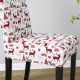 Christmas Decorative Dining Chair Cover ,Stretch Chair Slipcovers Seat Protector Washable Polyester All Wrapped Chair Cover for Dining Room,Christmas Decoration,Holiday Party Christmas Decorative Dining Chair Cover ,Stretch Chair Slipcovers Seat Protector Washable Polyester All Wrapped Chair Cover for Dining Room,Christmas Decoration,Holiday Party