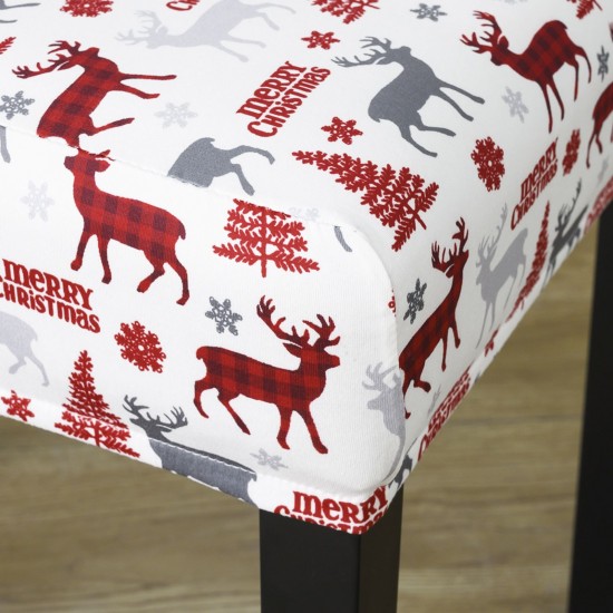 Christmas Decorative Dining Chair Cover ,Stretch Chair Slipcovers Seat Protector Washable Polyester All Wrapped Chair Cover for Dining Room,Christmas Decoration,Holiday Party Christmas Decorative Dining Chair Cover ,Stretch Chair Slipcovers Seat Protector Washable Polyester All Wrapped Chair Cover for Dining Room,Christmas Decoration,Holiday Party