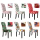 Christmas Decorative Dining Chair Cover ,Stretch Chair Slipcovers Seat Protector Washable Polyester All Wrapped Chair Cover for Dining Room,Christmas Decoration,Holiday Party Christmas Decorative Dining Chair Cover ,Stretch Chair Slipcovers Seat Protector Washable Polyester All Wrapped Chair Cover for Dining Room,Christmas Decoration,Holiday Party