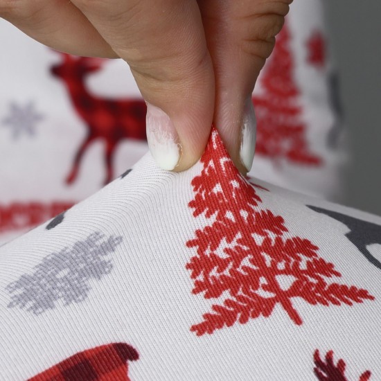 Christmas Decorative Dining Chair Cover ,Stretch Chair Slipcovers Seat Protector Washable Polyester All Wrapped Chair Cover for Dining Room,Christmas Decoration,Holiday Party Christmas Decorative Dining Chair Cover ,Stretch Chair Slipcovers Seat Protector Washable Polyester All Wrapped Chair Cover for Dining Room,Christmas Decoration,Holiday Party