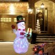 Christmas Inflatable Air Model Inflatable Christmas Snowman Colorful Rotating Lamp Christmas Yard Decoration Christmas Inflatable Air Model Inflatable Christmas Snowman Colorful Rotating Lamp Christmas Yard Decoration