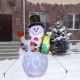 Christmas Inflatable Air Model Inflatable Christmas Snowman Colorful Rotating Lamp Christmas Yard Decoration Christmas Inflatable Air Model Inflatable Christmas Snowman Colorful Rotating Lamp Christmas Yard Decoration