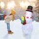 Christmas Inflatable Air Model Inflatable Christmas Snowman Colorful Rotating Lamp Christmas Yard Decoration Christmas Inflatable Air Model Inflatable Christmas Snowman Colorful Rotating Lamp Christmas Yard Decoration