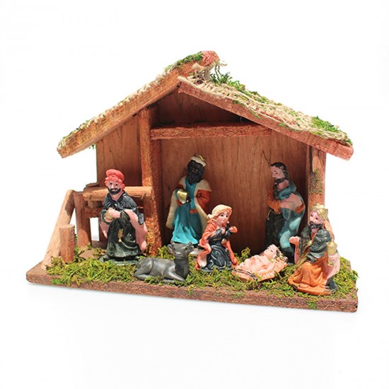 Nativity Figurines Wooden Nativity Scene with Christmas Figures Wooden Nativity Stable includes Mary Joseph Wise Men Nativity Figurines Wooden Nativity Scene with Christmas Figures Wooden Nativity Stable includes Mary Joseph Wise Men