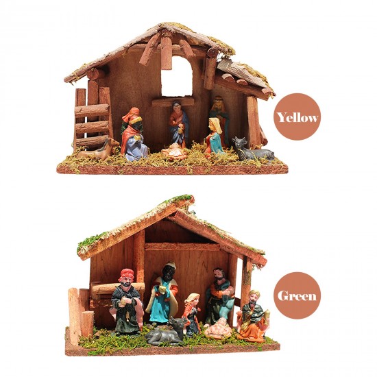 Nativity Figurines Wooden Nativity Scene with Christmas Figures Wooden Nativity Stable includes Mary Joseph Wise Men Nativity Figurines Wooden Nativity Scene with Christmas Figures Wooden Nativity Stable includes Mary Joseph Wise Men