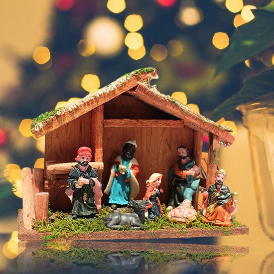 Nativity Figurines Wooden Nativity Scene with Christmas Figures Wooden Nativity Stable includes Mary Joseph Wise Men Nativity Figurines Wooden Nativity Scene with Christmas Figures Wooden Nativity Stable includes Mary Joseph Wise Men