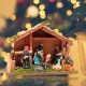 Nativity Figurines Wooden Nativity Scene with Christmas Figures Wooden Nativity Stable includes Mary Joseph Wise Men Nativity Figurines Wooden Nativity Scene with Christmas Figures Wooden Nativity Stable includes Mary Joseph Wise Men
