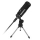 Professional Studio Microphone USB Metal Condenser Recording Microphone with Cardioid Studio Recording Mic for PC Laptop Black Professional Studio Microphone USB Metal Condenser Recording Microphone with Cardioid Studio Recording Mic for PC Laptop Black