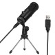 Professional Studio Microphone USB Metal Condenser Recording Microphone with Cardioid Studio Recording Mic for PC Laptop Black Professional Studio Microphone USB Metal Condenser Recording Microphone with Cardioid Studio Recording Mic for PC Laptop Black