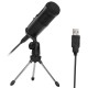 Professional Studio Microphone USB Metal Condenser Recording Microphone with Cardioid Studio Recording Mic for PC Laptop Black Professional Studio Microphone USB Metal Condenser Recording Microphone with Cardioid Studio Recording Mic for PC Laptop Black