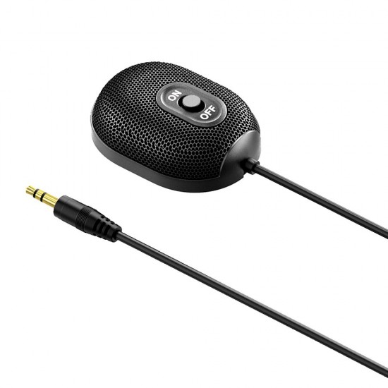 Omnidirectional Condenser Microphone Conference Microphone Capacitor Mic for Video Chat/ Online Teaching/Live Streaming Black Omnidirectional Condenser Microphone Conference Microphone Capacitor Mic for Video Chat/ Online Teaching/Live Streaming Black