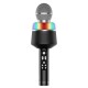 Wireless Karaoke Microphone with LED Lights 2-in-1 Handheld BT Mic Speaker Support TF Card Playing for iOS/Android Device, Black Wireless Karaoke Microphone with LED Lights 2-in-1 Handheld BT Mic Speaker Support TF Card Playing for iOS/Android Device, Black