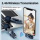 2.4GHz Wireless Clip-on Microphone 20m Transmission Distance Plug and Play for Live Streaming Vlog Shooting Type-C Interface 2.4GHz Wireless Clip-on Microphone 20m Transmission Distance Plug and Play for Live Streaming Vlog Shooting Type-C Interface