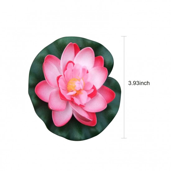 4 Inch Artificial Floating Lotus Flowers Water Ponds Foam Lotus Leaf Fake Lily Pad Floating Pool Home Pond Decoration Plants 4 Inch Artificial Floating Lotus Flowers Water Ponds Foam Lotus Leaf Fake Lily Pad Floating Pool Home Pond Decoration Plants