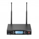 Professional Digital UHF Wireless Handheld Microphone Mic System Dual Channels LCD Display Receiver 2 Microphones for Stage Karaoke Meeting Party Professional Digital UHF Wireless Handheld Microphone Mic System Dual Channels LCD Display Receiver 2 Microphones for Stage Karaoke Meeting Party