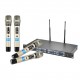 4D-B Professional 4 Channel UHF Wireless Handheld Microphone System 4 Microphones 1 Wireless Receiver 6.35mm Audio Cable LCD Display for Karaoke Family Party Presentation Performance Public Address 4D-B Professional 4 Channel UHF Wireless Handheld Microphone System 4 Microphones 1 Wireless Receiver 6.35mm Audio Cable LCD Display for Karaoke Family Party Presentation Performance Public Address