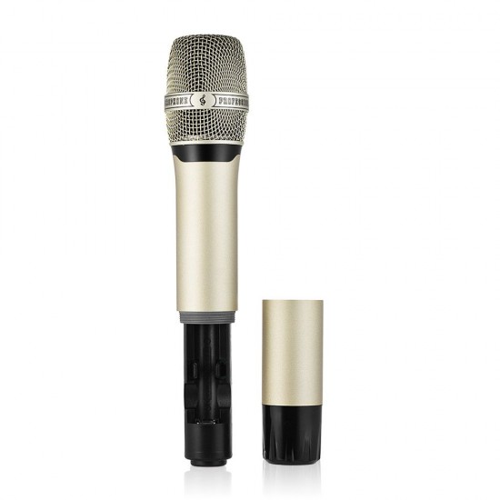 4D-B Professional 4 Channel UHF Wireless Handheld Microphone System 4 Microphones 1 Wireless Receiver 6.35mm Audio Cable LCD Display for Karaoke Family Party Presentation Performance Public Address 4D-B Professional 4 Channel UHF Wireless Handheld Microphone System 4 Microphones 1 Wireless Receiver 6.35mm Audio Cable LCD Display for Karaoke Family Party Presentation Performance Public Address