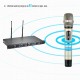 4D-B Professional 4 Channel UHF Wireless Handheld Microphone System 4 Microphones 1 Wireless Receiver 6.35mm Audio Cable LCD Display for Karaoke Family Party Presentation Performance Public Address 4D-B Professional 4 Channel UHF Wireless Handheld Microphone System 4 Microphones 1 Wireless Receiver 6.35mm Audio Cable LCD Display for Karaoke Family Party Presentation Performance Public Address