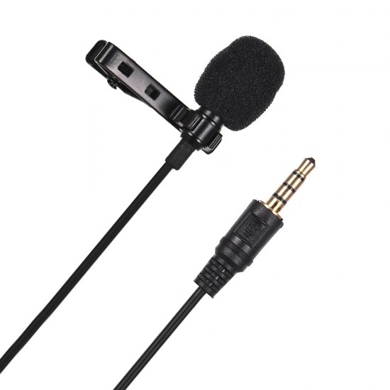 Mini Tie Lapel Clip-on Wired Microphone Mic 3.5mm Plug for Smartphone PC Laptop Chatting Singing Karaoke with Carry Case Mini Tie Lapel Clip-on Wired Microphone Mic 3.5mm Plug for Smartphone PC Laptop Chatting Singing Karaoke with Carry Case