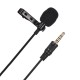 Mini Tie Lapel Clip-on Wired Microphone Mic 3.5mm Plug for Smartphone PC Laptop Chatting Singing Karaoke with Carry Case Mini Tie Lapel Clip-on Wired Microphone Mic 3.5mm Plug for Smartphone PC Laptop Chatting Singing Karaoke with Carry Case