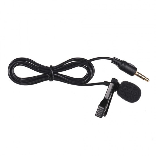 Mini Tie Lapel Clip-on Wired Microphone Mic 3.5mm Plug for Smartphone PC Laptop Chatting Singing Karaoke with Carry Case Mini Tie Lapel Clip-on Wired Microphone Mic 3.5mm Plug for Smartphone PC Laptop Chatting Singing Karaoke with Carry Case