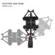 Univerdal Condenser Microphone Mic Shock Mount Holder Bracket Plastic Anti-vibration for On-line Broadcasting Studio Music Recording Univerdal Condenser Microphone Mic Shock Mount Holder Bracket Plastic Anti-vibration for On-line Broadcasting Studio Music Recording