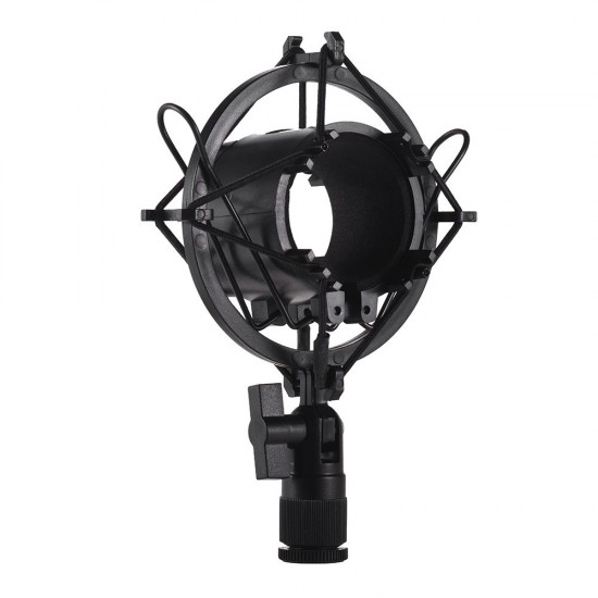 Univerdal Condenser Microphone Mic Shock Mount Holder Bracket Plastic Anti-vibration for On-line Broadcasting Studio Music Recording Univerdal Condenser Microphone Mic Shock Mount Holder Bracket Plastic Anti-vibration for On-line Broadcasting Studio Music Recording