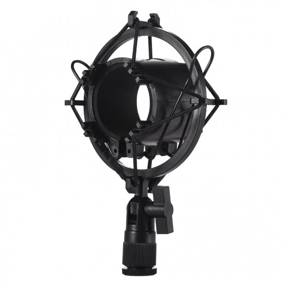 Univerdal Condenser Microphone Mic Shock Mount Holder Bracket Plastic Anti-vibration for On-line Broadcasting Studio Music Recording Univerdal Condenser Microphone Mic Shock Mount Holder Bracket Plastic Anti-vibration for On-line Broadcasting Studio Music Recording