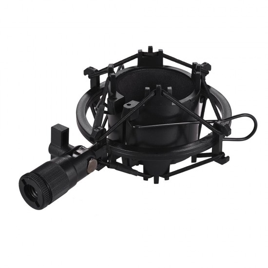 Univerdal Condenser Microphone Mic Shock Mount Holder Bracket Plastic Anti-vibration for On-line Broadcasting Studio Music Recording Univerdal Condenser Microphone Mic Shock Mount Holder Bracket Plastic Anti-vibration for On-line Broadcasting Studio Music Recording