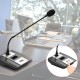 D2 Professional 4-Channel UHF Wireless Conference Microphone System 6.35mm & XLR Outputs Dual Antenna with Rack-Mount Receiver 4 Desktop Mics D2 Professional 4-Channel UHF Wireless Conference Microphone System 6.35mm & XLR Outputs Dual Antenna with Rack-Mount Receiver 4 Desktop Mics