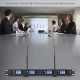 D2 Professional 4-Channel UHF Wireless Conference Microphone System 6.35mm & XLR Outputs Dual Antenna with Rack-Mount Receiver 4 Desktop Mics D2 Professional 4-Channel UHF Wireless Conference Microphone System 6.35mm & XLR Outputs Dual Antenna with Rack-Mount Receiver 4 Desktop Mics