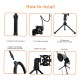 Mini Desktop Microphone Tripod Stand with Shock Mount Mic Holder Pop Filter for Studio Recording Online Broadcasting Chatting Singing Meeting Mini Desktop Microphone Tripod Stand with Shock Mount Mic Holder Pop Filter for Studio Recording Online Broadcasting Chatting Singing Meeting