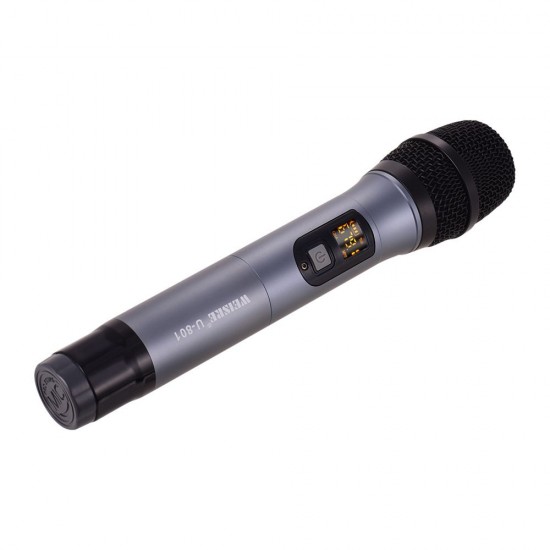UHF Handheld Wireless Microphone Mic with Mini Receiver 50 Channels for Karaoke Business Meeting Speech Home Entertainment UHF Handheld Wireless Microphone Mic with Mini Receiver 50 Channels for Karaoke Business Meeting Speech Home Entertainment